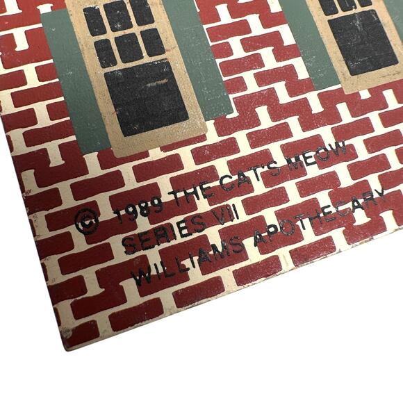 Vintage Cat’s Meow Lot 3 Graf Priting Victoria's Parlour Williams Apothecary - Picture 5 of 12